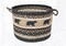 Earth Rugs UBP-313 Black Bear Printed Utility Basket 13 Inch X 9 Inch